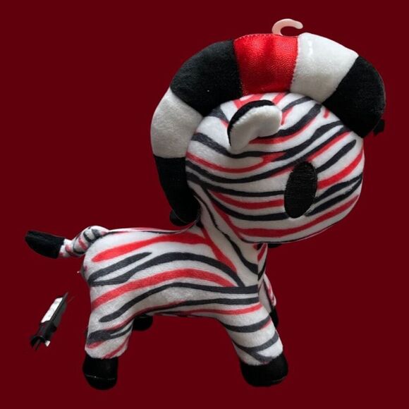 NWT Tokidoki Zamba Unicorno Plush Soft Toy Unicorn - Aurora Zebra 8” - Picture 3 of 4